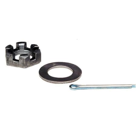 Jocosidad 81169 1 in. Trailer Axle Nut, Washer & Cotter Pin JO3035185